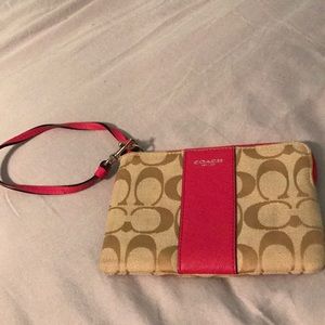 Coach wristlet